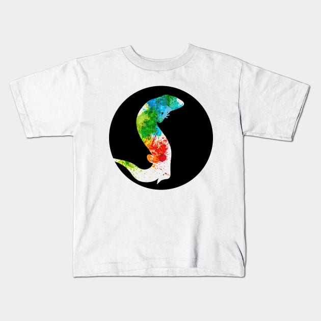 color splash 2 Kids T-Shirt by Luilouu